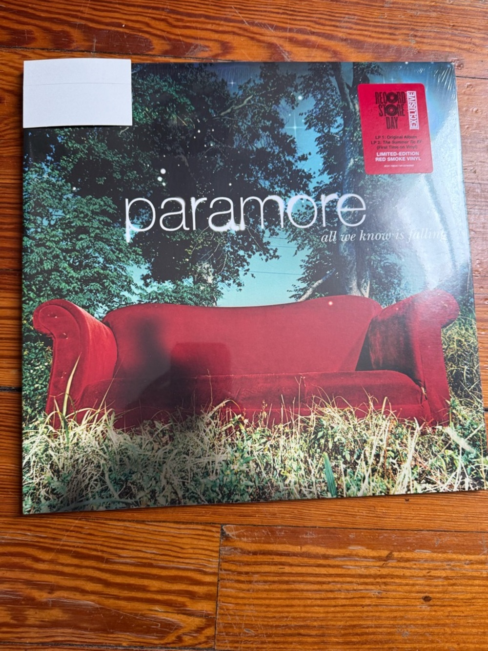 Paramore 'All We Know Is Falling' Vinyl Album - Red Couch Cover